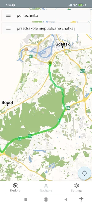 Gdansk Poland Offline Map Screenshot 1