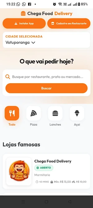 Chega Food Screenshot 0