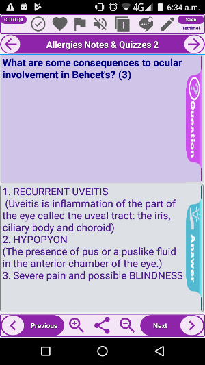 Allergy, Hypersensitivity & Im Screenshot 0