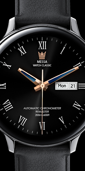 Messa Watch Face Classic Black Screenshot 0