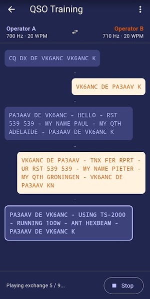 CW (Morse) Complete Trainer Screenshot 2
