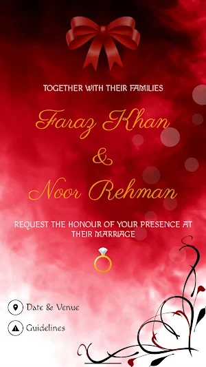 Wedding Invitation Screenshot 1