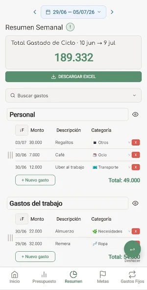 Clarify: Finanzas personales Screenshot 1