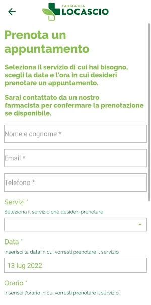 Farmacia Locascio Screenshot 2