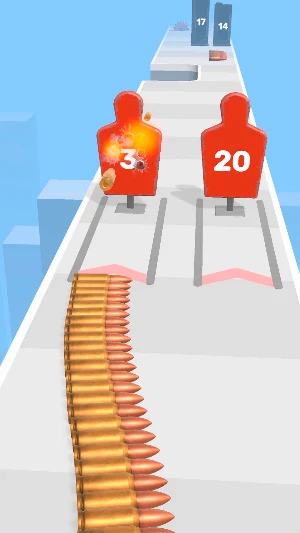 Bullet Run 3D - runner game Screenshot 1