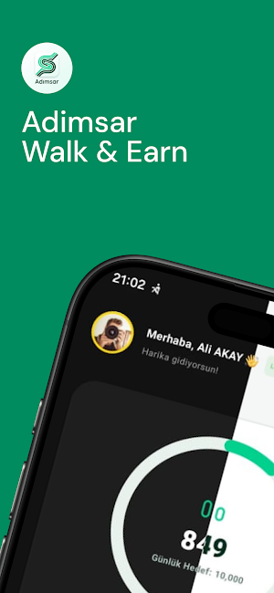 Adimsar - Walk & Earn Screenshot 0