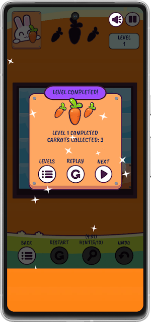 Rabbit Track Maze Game Screenshot 3