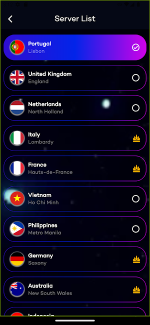 Qonnect VPN: Qonnect Master IP Screenshot 2
