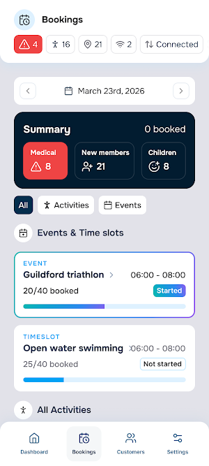 NOWCA Venue Hub Screenshot 2