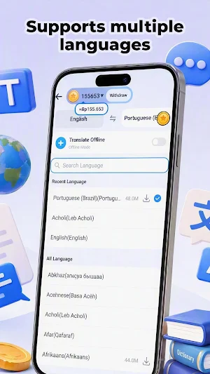 Rich Translate - Earn Coins Screenshot 3