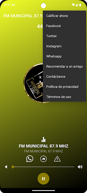 FM MUNICIPAL 87.9 MHZ Screenshot 2