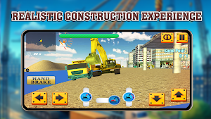 Excavator Crane Game Screenshot 2