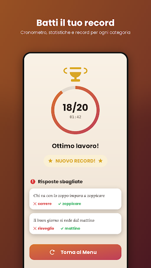 Proverbi e Frasi Famose Quiz Screenshot 1