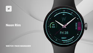 Neon Rim Watch Face Screenshot 0