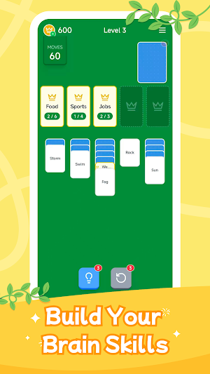 Solitaire Associations: Words Screenshot 1