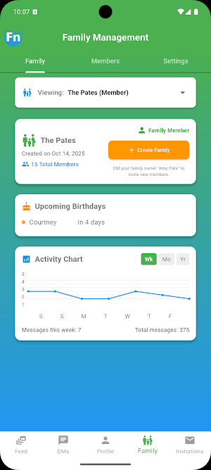 FamilyNest - Family Sharing Screenshot 1