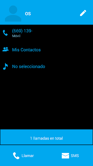 THEME MATERIAL BLUE B EXDIALER Screenshot 2