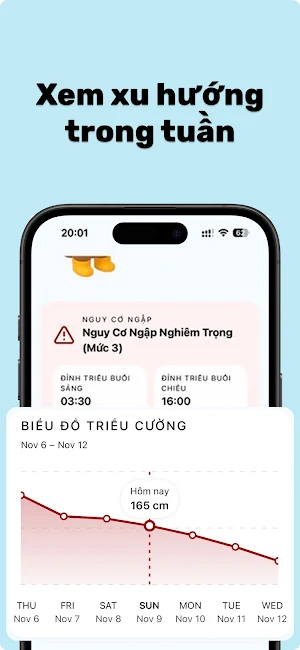 Tidally: Cảnh báo triều cường Screenshot 2