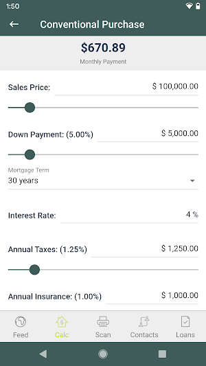 UB Mortgage Screenshot 2