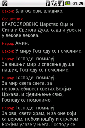 Božanstvena Liturgija J.Z. Screenshot 1