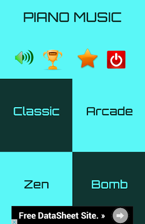 Piano Music : Black and White Screenshot 1