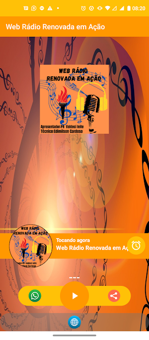 Web Rádio Renovada  em Ação Screenshot 1