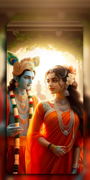 Lord Krishna AI Wallpaper Screenshot 3