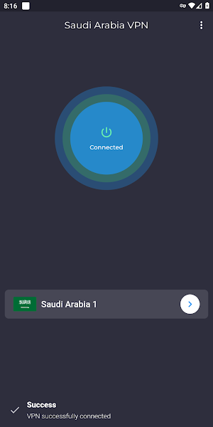 Saudi Arabia VPN - Get KSA IP Screenshot 1
