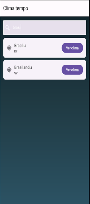 Clima Tempo Screenshot 1