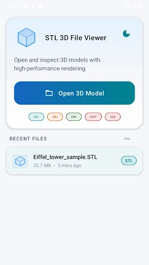 STL 3D File Viewer Screenshot 0