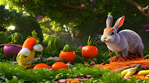 Rabbit Simulator jungle Bunny Screenshot 0