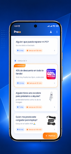 Proxx — Servicios Cercanos Screenshot 0