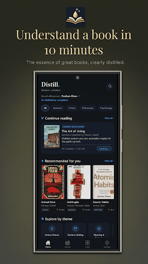 Distill: Book Summaries Screenshot 0