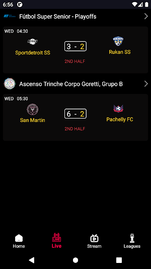 Football Live TV Streaming HD Screenshot 1