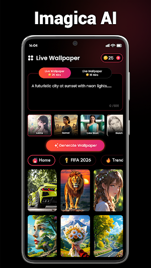Imagica - AI Wallpapers Screenshot 1