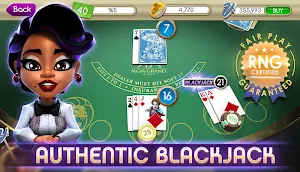 myVEGAS Blackjack 21 - Free Vegas Casino Card Game Screenshot 0