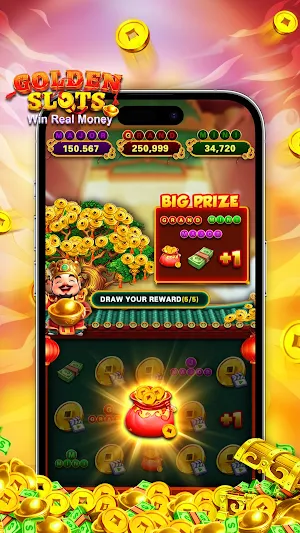 Golden Slots - Win Real Money Screenshot 2