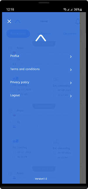 Alcolm Carrier Solutions Screenshot 2