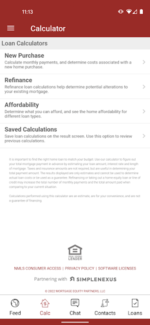 CMG Mortgage Experience Screenshot 1