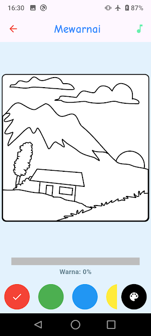 Mewarnai Pemandangan Anak Screenshot 3
