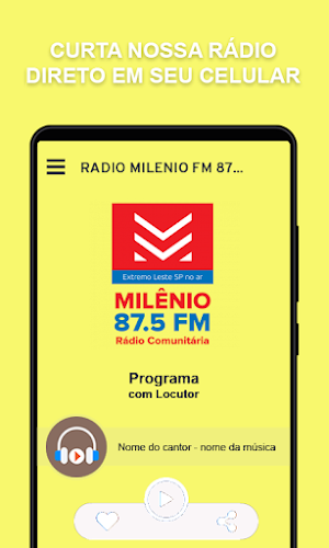 Rádio Milênio FM 87.5 Screenshot 0