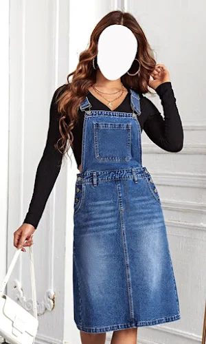 Long Denim Dress For Women Screenshot 1