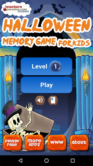 Halloween Memory Game For Kids Screenshot 0