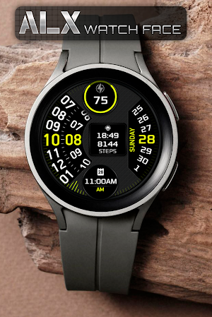 ALX06 Disk Watch Face Screenshot 1
