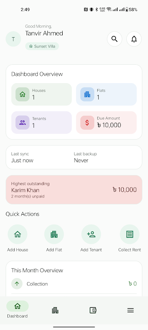 House Manager — Landlord App Screenshot 2