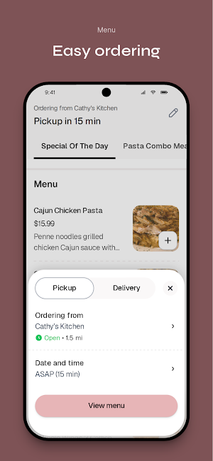 Cathy's Kitchen To Go Screenshot 2