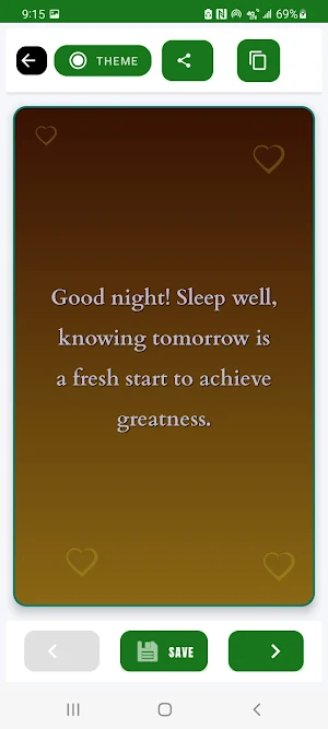 Goodnight Good Morning Message Screenshot 1