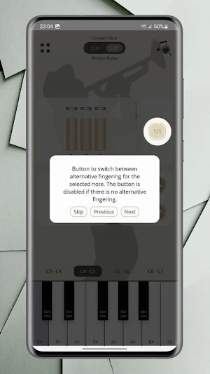 Trumpet Fingering Chart Screenshot 3