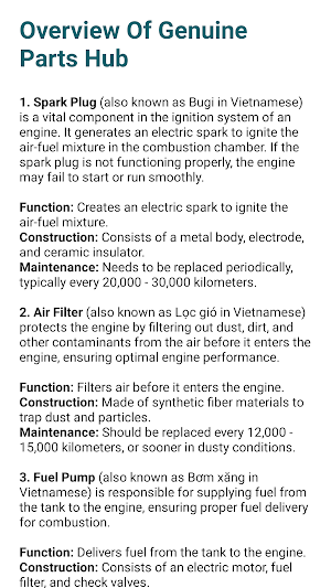 Genuine Parts Hub Screenshot 0
