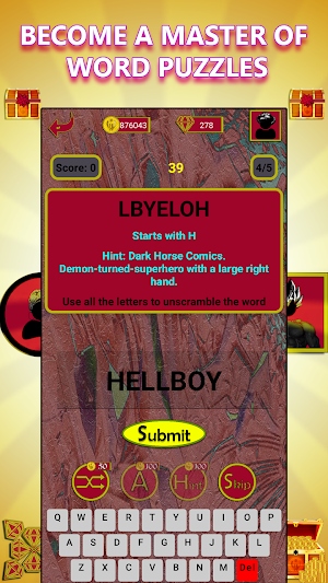 Unscramble Word: Superheroes Screenshot 2